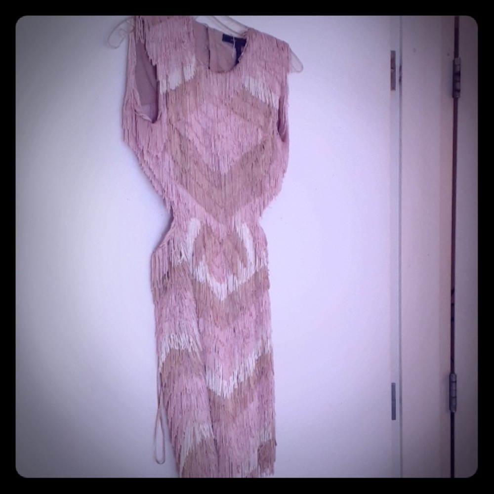 BCBG Maxazria shimmy dress evening gown